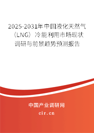 2025-2031年中國(guó)液化天然氣（LNG）冷能利用市場(chǎng)現(xiàn)狀調(diào)研與前景趨勢(shì)預(yù)測(cè)報(bào)告