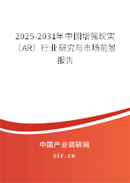 2025-2031年中國增強現實（AR）行業(yè)研究與市場前景報告