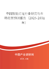 中國智能燈光行業(yè)研究與市場前景預測報告（2025-2031年）
