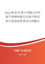 2025年版全球與中國(guó)注射用氨芐西林鈉舒巴坦鈉市場(chǎng)調(diào)研與發(fā)展趨勢(shì)預(yù)測(cè)分析報(bào)告