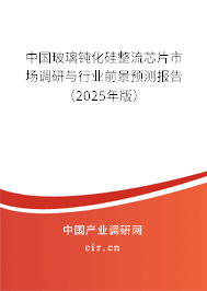 中國玻璃鈍化硅整流芯片市場調(diào)研與行業(yè)前景預(yù)測報(bào)告（2025年版）