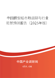 中國(guó)模型船市場(chǎng)調(diào)研與行業(yè)前景預(yù)測(cè)報(bào)告（2025年版）