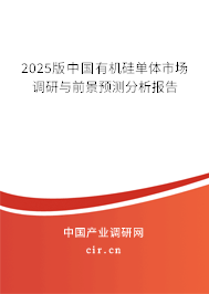 2025版中國有機硅單體市場調研與前景預測分析報告