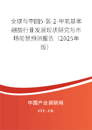 全球與中國(guó)5-氯-2-甲氧基苯硼酸行業(yè)發(fā)展現(xiàn)狀研究與市場(chǎng)前景預(yù)測(cè)報(bào)告（2025年版）