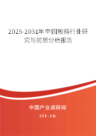 2025-2031年中國被褥行業(yè)研究與前景分析報告