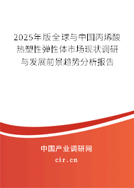 2024年版全球與中國丙烯酸熱塑性彈性體市場現狀調研與發(fā)展前景趨勢分析報告