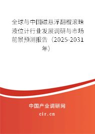 全球與中國磁懸浮翻棍滾珠液位計(jì)行業(yè)發(fā)展調(diào)研與市場前景預(yù)測報(bào)告（2025-2031年）