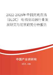 2022-2028年中國(guó)無(wú)刷直流（BLDC）電機(jī)驅(qū)動(dòng)器行業(yè)發(fā)展研究與前景趨勢(shì)分析報(bào)告