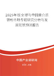2025年版全球與中國(guó)重介質(zhì)鐵粉市場(chǎng)專題研究分析與發(fā)展前景預(yù)測(cè)報(bào)告