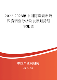 2022-2028年中國阿霉素市場深度調(diào)查分析及發(fā)展趨勢研究報告
