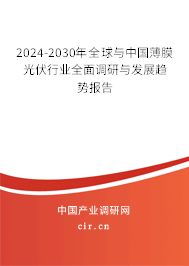 2024-2030年全球與中國薄膜光伏行業(yè)全面調(diào)研與發(fā)展趨勢報告
