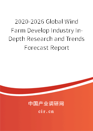 2020-2026 Global Wind Farm Develop Industry In-Depth Research and Trends Forecast Report