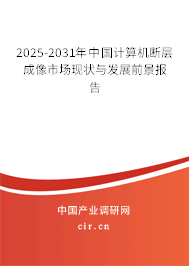 2025-2031年中國(guó)計(jì)算機(jī)斷層成像市場(chǎng)現(xiàn)狀與發(fā)展前景報(bào)告