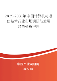2025-2031年中國計算機與通信技術行業(yè)市場調研與發(fā)展趨勢分析報告