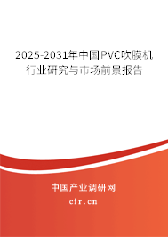 2025-2031年中國PVC吹膜機行業(yè)研究與市場前景報告
