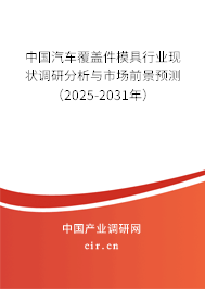 中國(guó)汽車覆蓋件模具行業(yè)現(xiàn)狀調(diào)研分析與市場(chǎng)前景預(yù)測(cè)（2025-2031年）