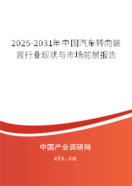 2025-2031年中國汽車轉向裝置行業(yè)現(xiàn)狀與市場前景報告
