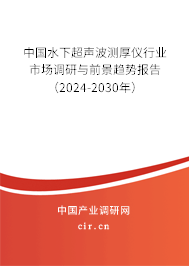 中國(guó)水下超聲波測(cè)厚儀行業(yè)市場(chǎng)調(diào)研與前景趨勢(shì)報(bào)告（2024-2030年）