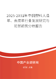 2025-2031年中國塑料人造革、合成革行業(yè)發(fā)展研究與前景趨勢分析報告