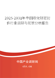 2025-2031年中國碳化硅密封件行業(yè)調(diào)研與前景分析報告