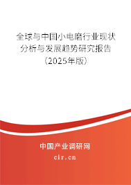 全球與中國小電磨行業(yè)現(xiàn)狀分析與發(fā)展趨勢研究報告（2025年版）