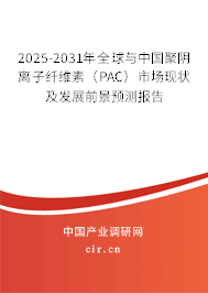 2025-2031年全球與中國(guó)聚陰離子纖維素（PAC）市場(chǎng)現(xiàn)狀及發(fā)展前景預(yù)測(cè)報(bào)告