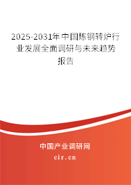 2025-2031年中國煉鋼轉爐行業(yè)發(fā)展全面調研與未來趨勢報告