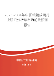 2025-2031年中國眼鏡成鏡行業(yè)研究分析與市場前景預測報告