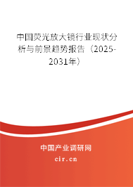 中國熒光放大鏡行業(yè)現(xiàn)狀分析與前景趨勢報告（2025-2031年）