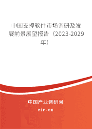 中國(guó)支撐軟件市場(chǎng)調(diào)研及發(fā)展前景展望報(bào)告（2023-2029年）