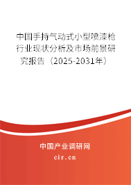 中國手持氣動式小型噴漆槍行業(yè)現(xiàn)狀分析及市場前景研究報告（2025-2031年）