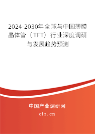 2024-2030年全球與中國(guó)薄膜晶體管（TFT）行業(yè)深度調(diào)研與發(fā)展趨勢(shì)預(yù)測(cè)