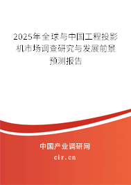 2025年全球與中國(guó)工程投影機(jī)市場(chǎng)調(diào)查研究與發(fā)展前景預(yù)測(cè)報(bào)告