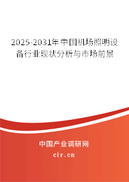 2025-2031年中國機(jī)場照明設(shè)備行業(yè)現(xiàn)狀分析與市場前景