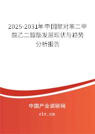 2025-2031年中國聚對苯二甲酸乙二醇酯發(fā)展現(xiàn)狀與趨勢分析報告
