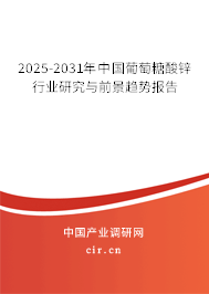 2025-2031年中國(guó)葡萄糖酸鋅行業(yè)研究與前景趨勢(shì)報(bào)告