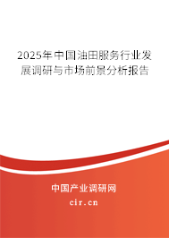 2025年中國油田服務行業(yè)發(fā)展調研與市場前景分析報告