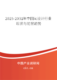 2025-2031年中國ic設(shè)計(jì)行業(yè)現(xiàn)狀與前景趨勢(shì)