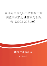 全球與中國2,4-二枯基酚市場調(diào)查研究及行業(yè)前景分析報告（2025-2031年）