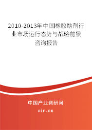 2010-2013年中國(guó)橡膠助劑行業(yè)市場(chǎng)運(yùn)行態(tài)勢(shì)與戰(zhàn)略前景咨詢報(bào)告