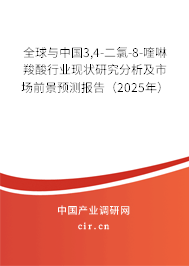 全球與中國3,4-二氯-8-喹啉羧酸行業(yè)現(xiàn)狀研究分析及市場前景預(yù)測報告（2025年）