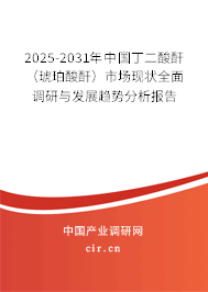 2025-2031年中國丁二酸酐（琥珀酸酐）市場現(xiàn)狀全面調(diào)研與發(fā)展趨勢分析報告