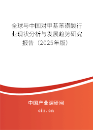 全球與中國對甲基苯磺酸行業(yè)現(xiàn)狀分析與發(fā)展趨勢研究報告（2025年版）