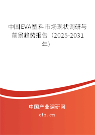 中國EVA塑料市場現(xiàn)狀調(diào)研與前景趨勢(shì)報(bào)告（2025-2031年）