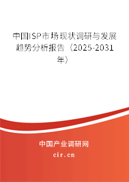 中國ISP市場現(xiàn)狀調研與發(fā)展趨勢分析報告（2024-2030年）