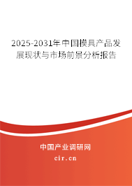 2025-2031年中國模具產(chǎn)品發(fā)展現(xiàn)狀與市場前景分析報告