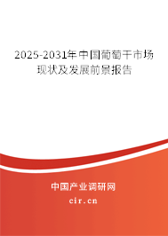 2025-2031年中國葡萄干市場現(xiàn)狀及發(fā)展前景報告