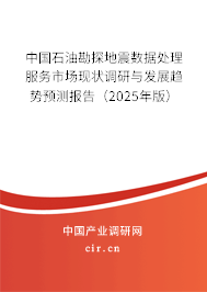 中國石油勘探地震數(shù)據(jù)處理服務(wù)市場現(xiàn)狀調(diào)研與發(fā)展趨勢預(yù)測報(bào)告（2025年版）