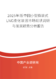 2025年版中國(guó)小型撬裝式LNG液化裝置市場(chǎng)現(xiàn)狀調(diào)研與發(fā)展趨勢(shì)分析報(bào)告
