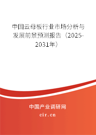 中國(guó)云母板行業(yè)市場(chǎng)分析與發(fā)展前景預(yù)測(cè)報(bào)告（2025-2031年）